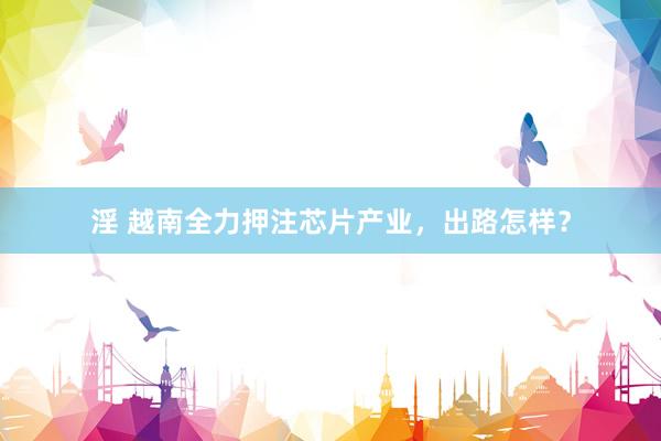 淫 越南全力押注芯片产业，出路怎样？