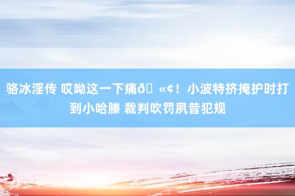 骆冰淫传 哎呦这一下痛🫢！小波特挤掩护时打到小哈滕 裁判吹罚夙昔犯规